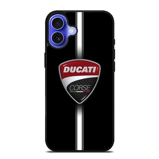 DUCATI CORSE STRIPE LOGO iPhone 16 Case Cover