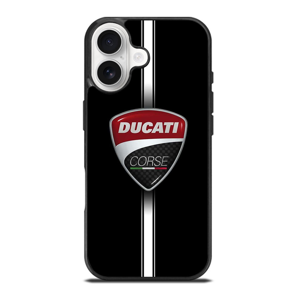 DUCATI CORSE STRIPE LOGO iPhone 17 Case Cover