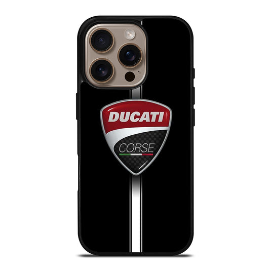 DUCATI CORSE STRIPE LOGO iPhone 16 Pro Case Cover