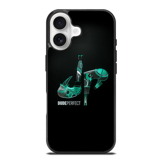 DUDE PERFECT BLACK LOGO iPhone 17 Case Cover