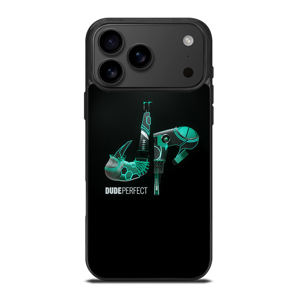 DUDE PERFECT BLACK LOGO iPhone 17 Pro Max Case Cover