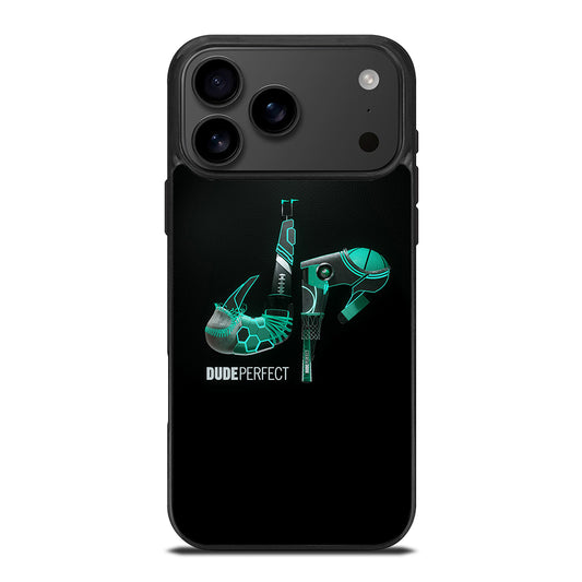 DUDE PERFECT BLACK LOGO iPhone 17 Pro Max Case Cover