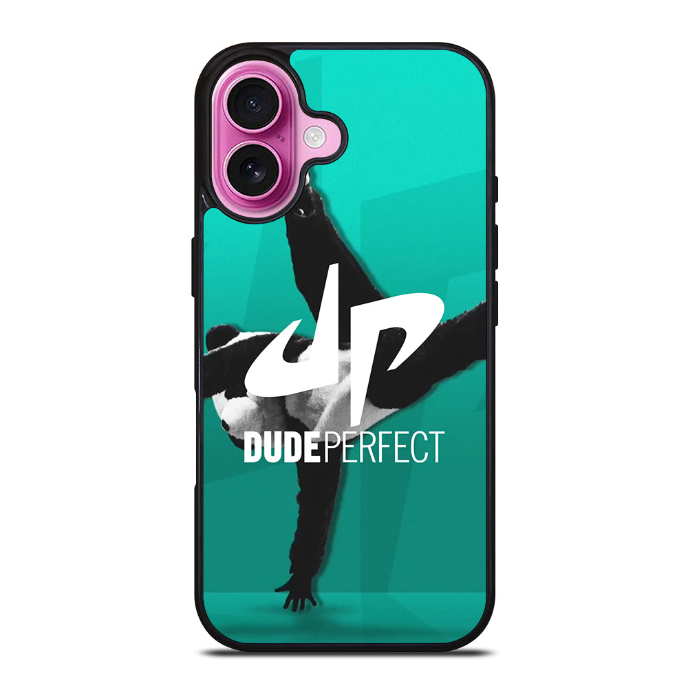 DUDE PERFECT PANDA LOGO iPhone 16 Plus Case Cover