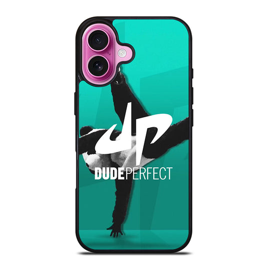 DUDE PERFECT PANDA LOGO iPhone 16 Plus Case Cover
