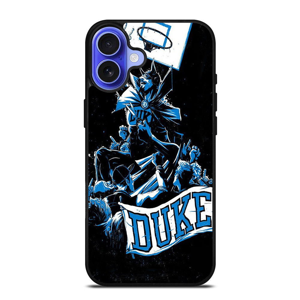 DUKE BLUE DEVILS NBA LOGO 3 iPhone 16 Case Cover