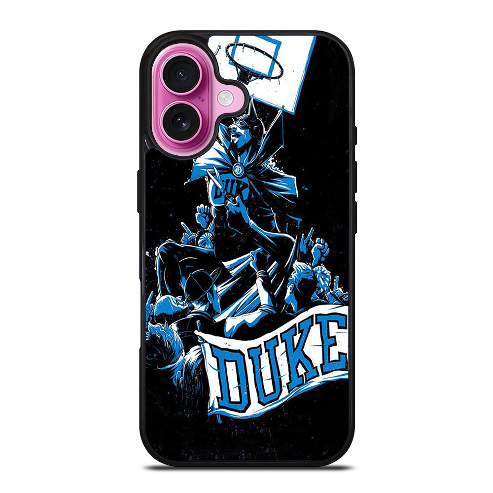 DUKE BLUE DEVILS NBA LOGO 3 iPhone 16 Plus Case Cover