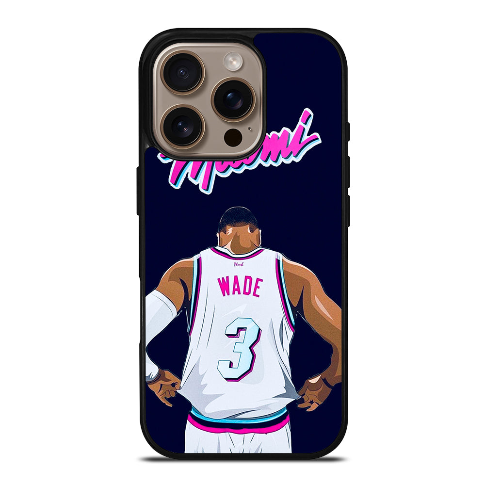 DWYANE WADE 3 BASKETBALL iPhone 16 Pro Case Cover