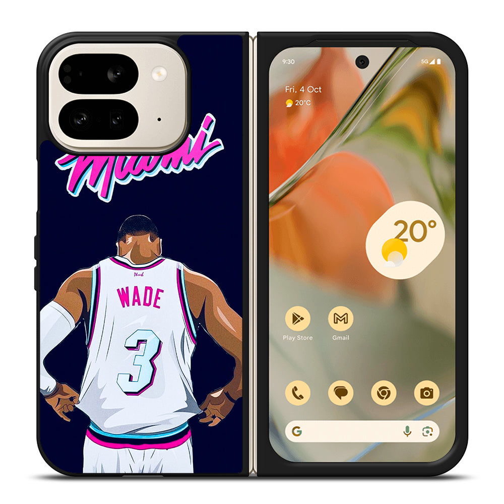 DWYANE WADE 3 BASKETBALL Google Pixel 9 Pro Fold Case Cover