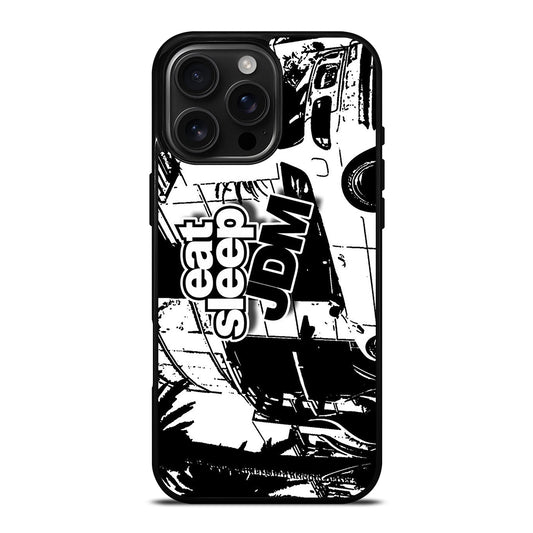 EAT SLEEP JDM ART iPhone 16 Pro Max Case Cover