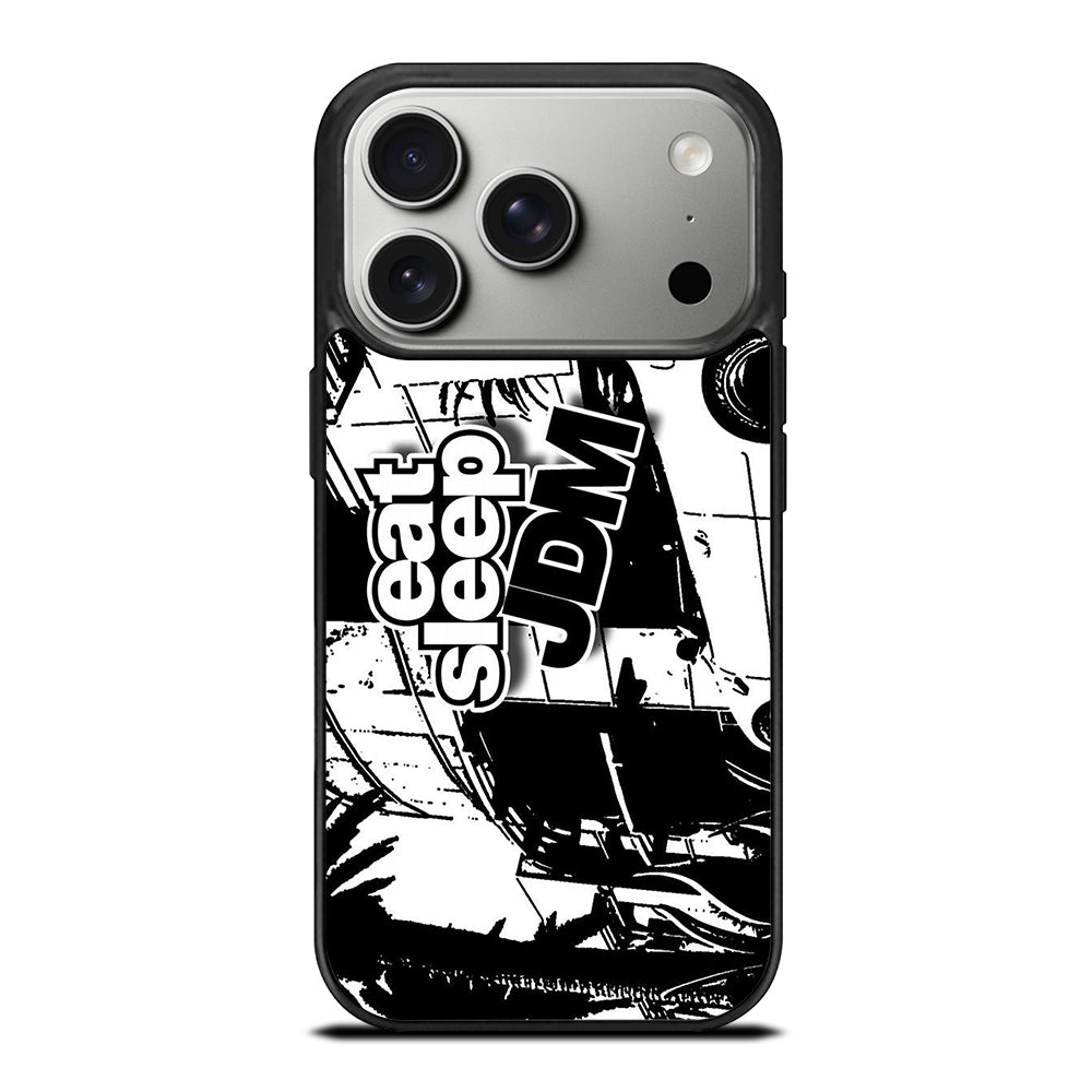 EAT SLEEP JDM ART iPhone 17 Pro Case Cover