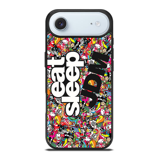 EAT SLEEP JDM STICKER BOMB iPhone Air Case Cover