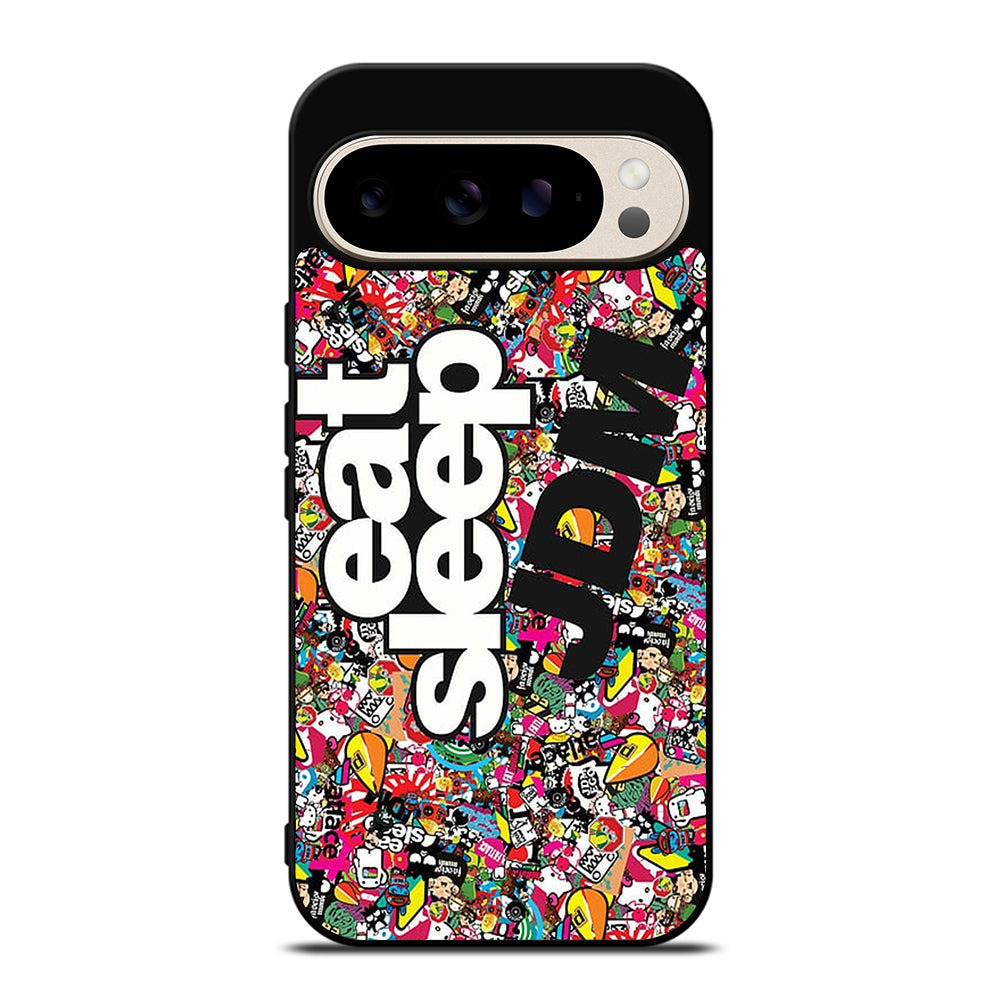 EAT SLEEP JDM STICKER BOMB Google Pixel 9 Pro Case Cover