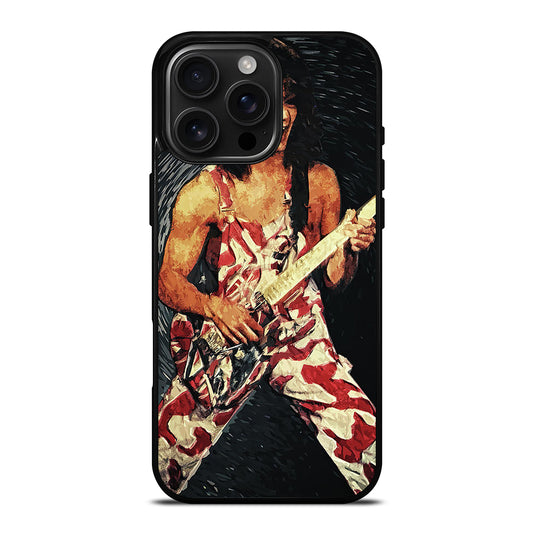 EDDIE VAN HALEN ART iPhone 16 Pro Max Case Cover