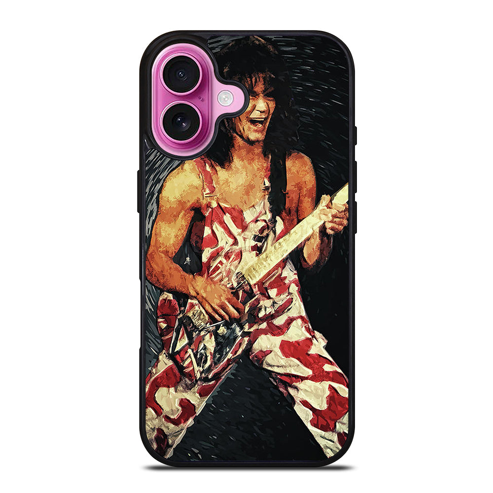 EDDIE VAN HALEN ART iPhone 16 Plus Case Cover
