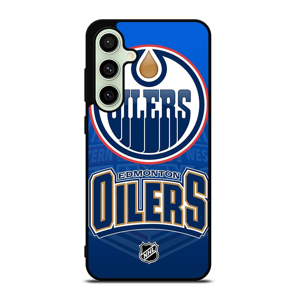 EDMONTON OILERS NHL ICON 2 Samsung Galaxy S24 FE Case Cover