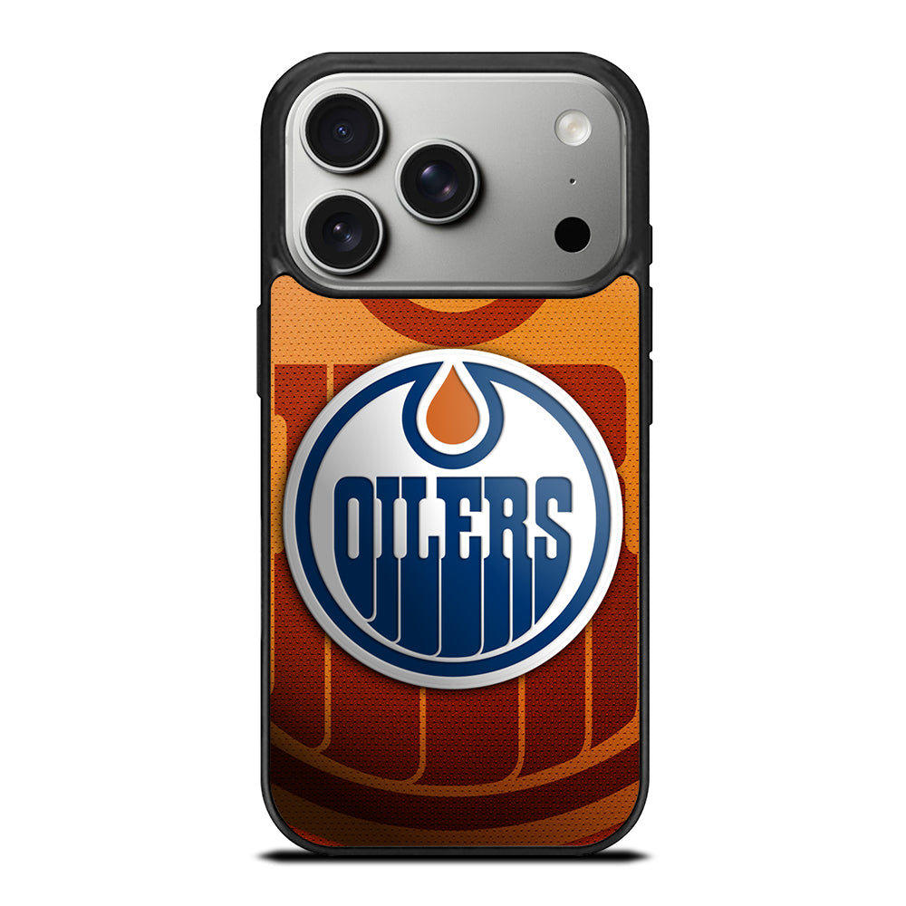 EDMONTON OILERS NHL ICON 3 iPhone 17 Pro Case Cover