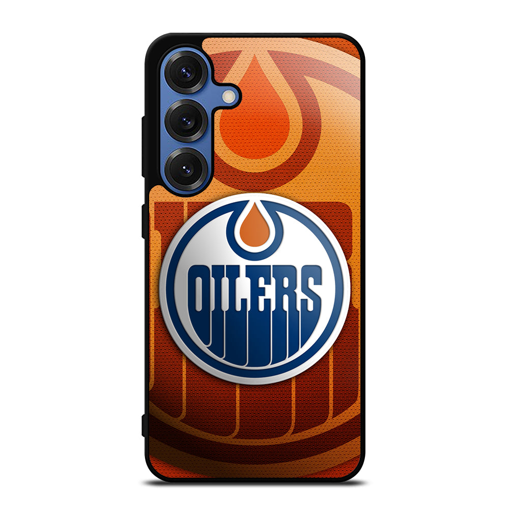 EDMONTON OILERS NHL ICON 3 Samsung Galaxy S25 Case Cover