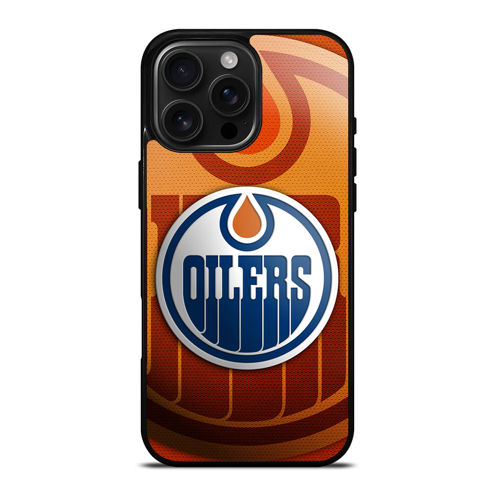 EDMONTON OILERS NHL ICON 3 iPhone 16 Pro Max Case Cover