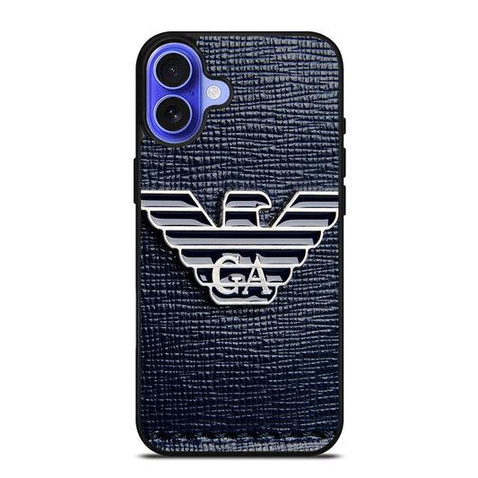 EMPORIO ARMANI EMBLEM iPhone 16 Case Cover