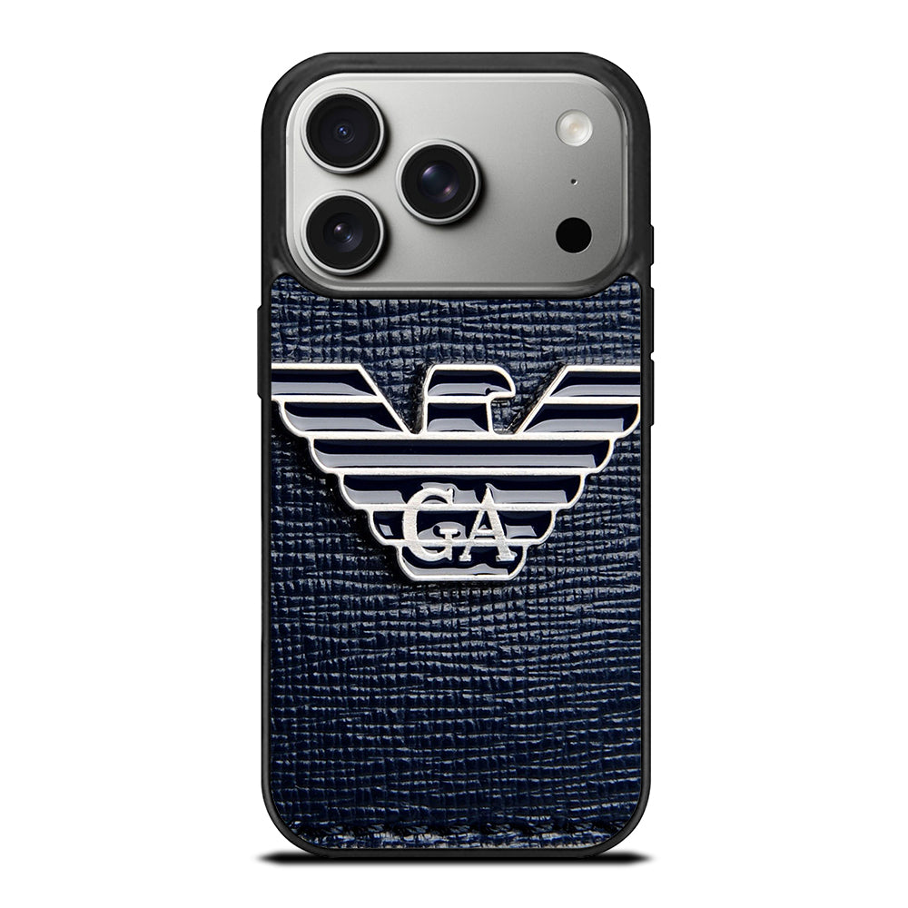 EMPORIO ARMANI EMBLEM iPhone 17 Pro Case Cover