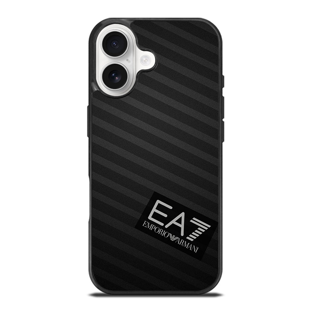 EMPORIO ARMANI STRIPE LOGO iPhone 17 Case Cover