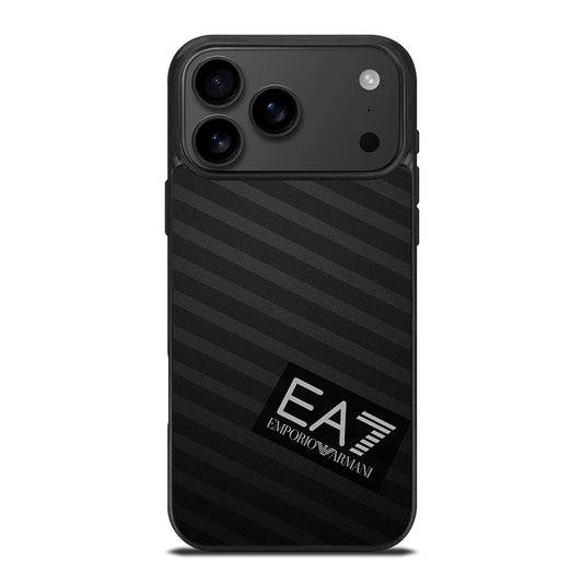 EMPORIO ARMANI STRIPE LOGO iPhone 17 Pro Max Case Cover