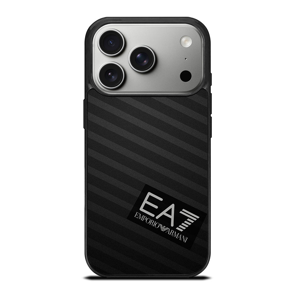 EMPORIO ARMANI STRIPE LOGO iPhone 17 Pro Case Cover
