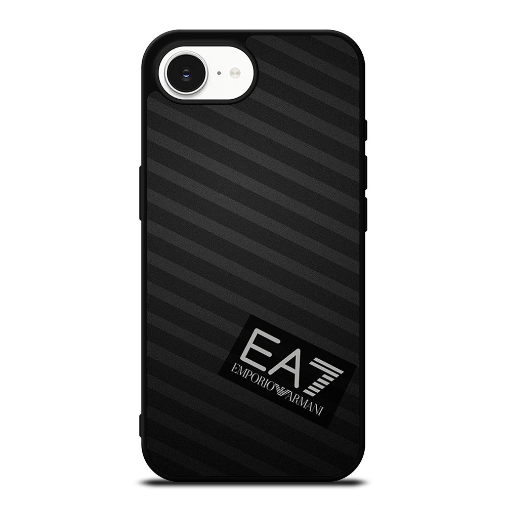 EMPORIO ARMANI STRIPE LOGO iPhone 16e Case Cover
