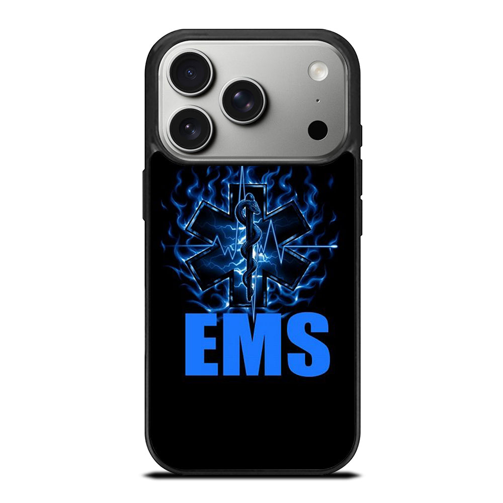 EMT EMS MEDICAL BLACK LOGO iPhone 17 Pro Case Cover