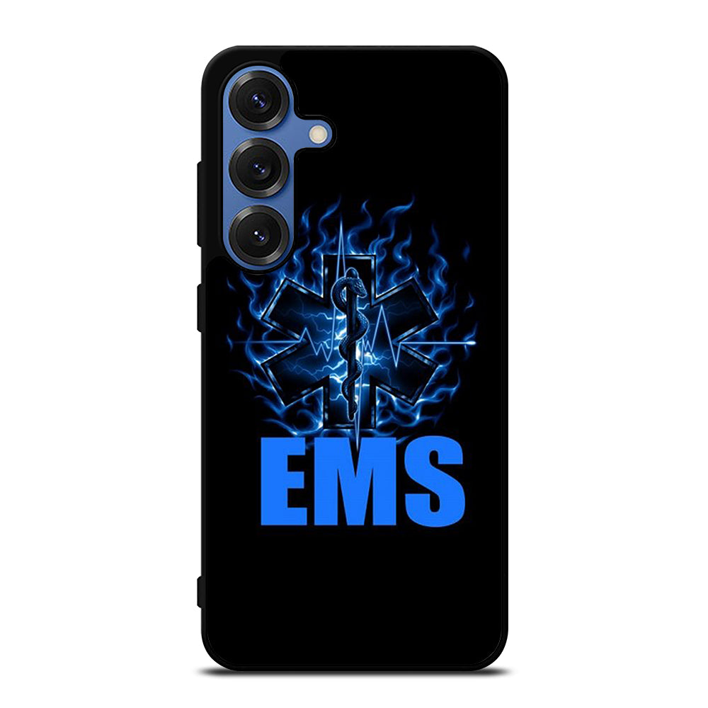 EMT EMS MEDICAL BLACK LOGO Samsung Galaxy S25 Case Cover