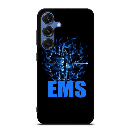 EMT EMS MEDICAL BLACK LOGO Samsung Galaxy S25 Case Cover