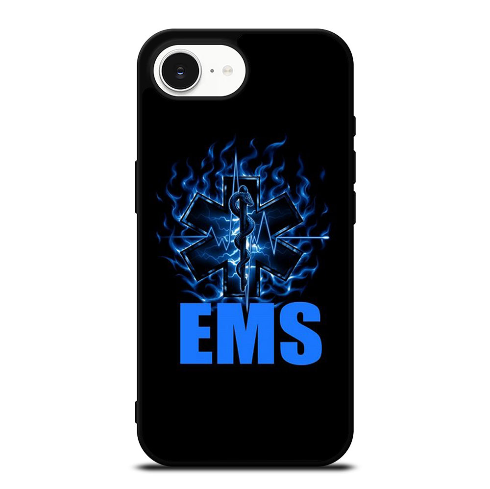 EMT EMS MEDICAL BLACK LOGO iPhone 16e Case Cover