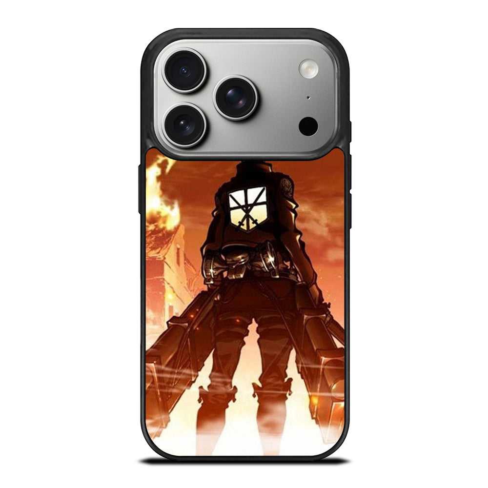 EREN YEAGER ATTACK ON TITAN ANIME iPhone 17 Pro Case Cover