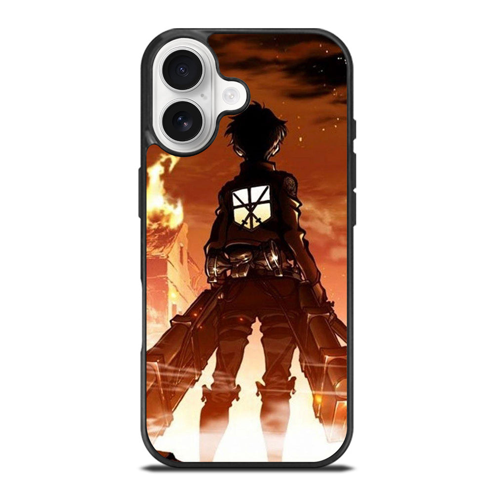 EREN YEAGER ATTACK ON TITAN ANIME iPhone 17 Case Cover