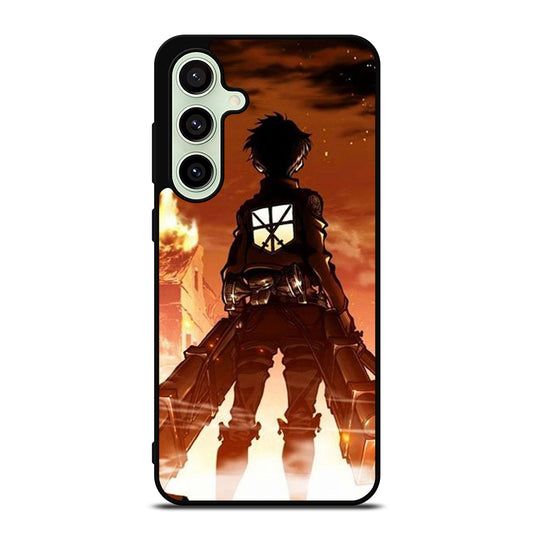 EREN YEAGER ATTACK ON TITAN ANIME Samsung Galaxy S24 FE Case Cover