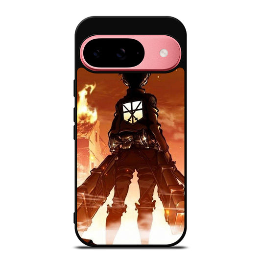 EREN YEAGER ATTACK ON TITAN ANIME Google Pixel 9 Case Cover