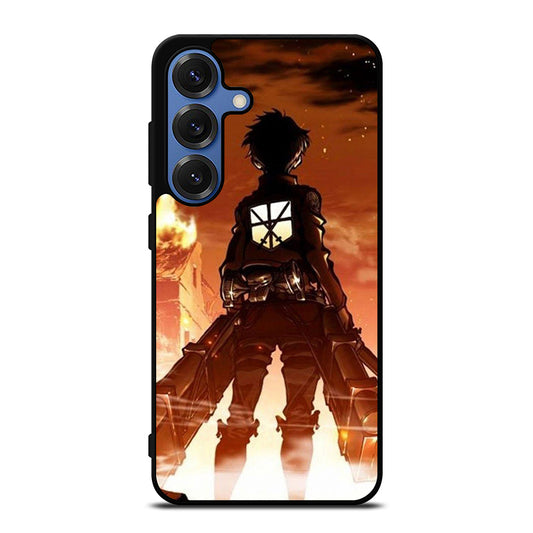 EREN YEAGER ATTACK ON TITAN ANIME Samsung Galaxy S25 Case Cover