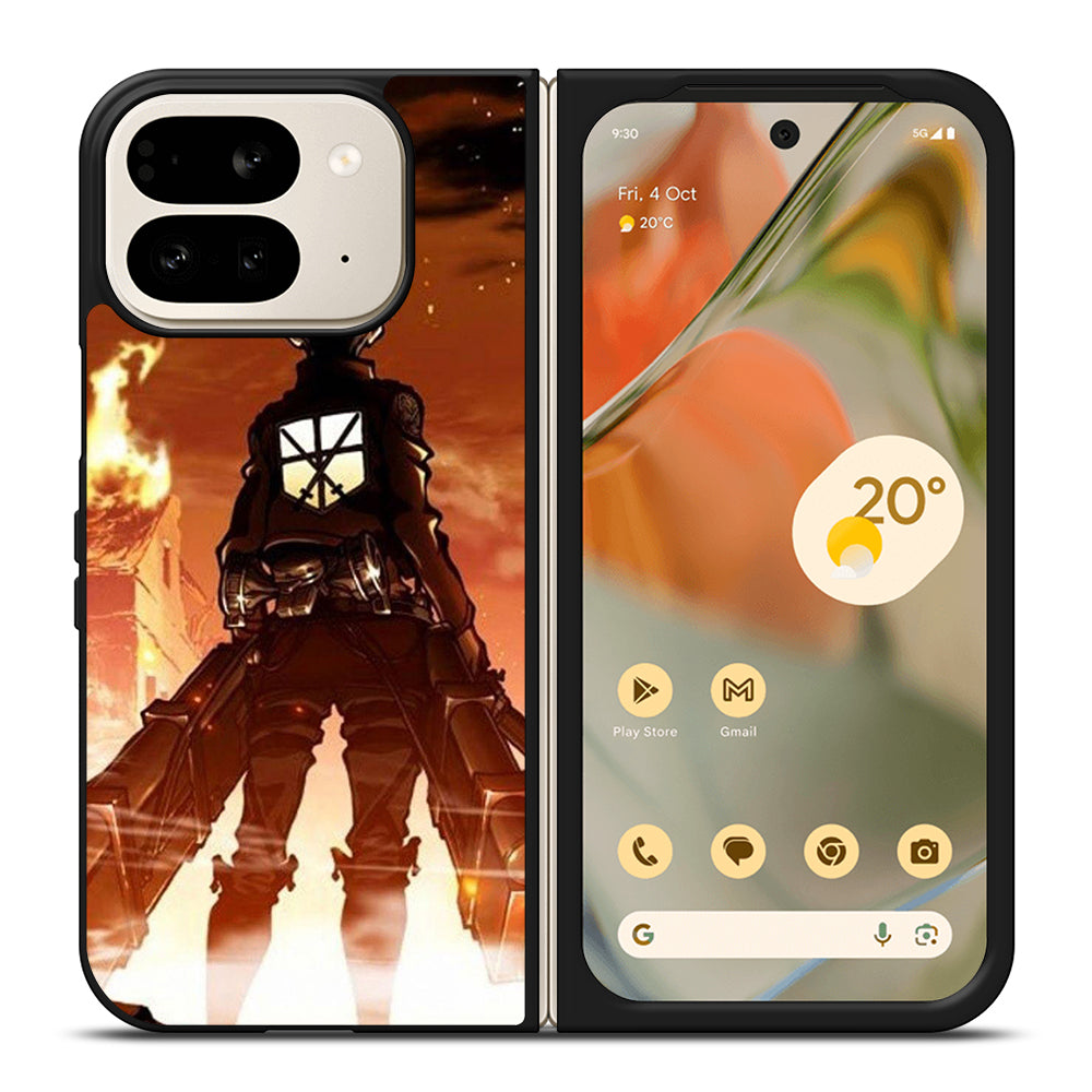 EREN YEAGER ATTACK ON TITAN ANIME Google Pixel 9 Pro Fold Case Cover