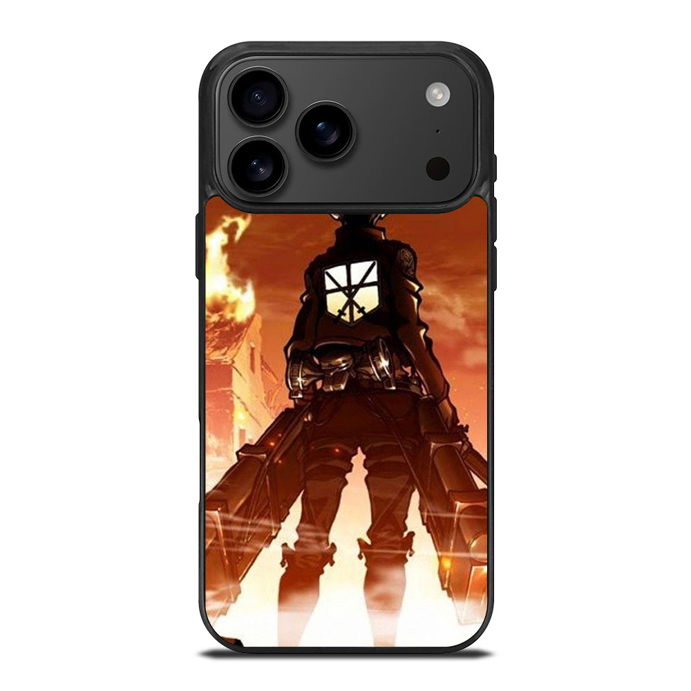 EREN YEAGER ATTACK ON TITAN ANIME iPhone 17 Pro Max Case Cover