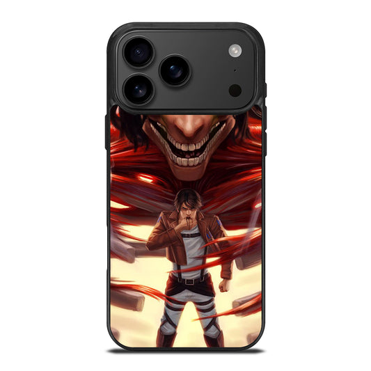 EREN YEAGER ATTACK ON TITAN ART iPhone 17 Pro Max Case Cover