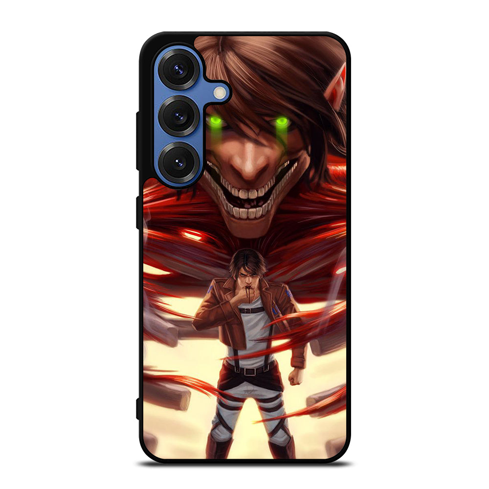 EREN YEAGER ATTACK ON TITAN ART Samsung Galaxy S25 Case Cover