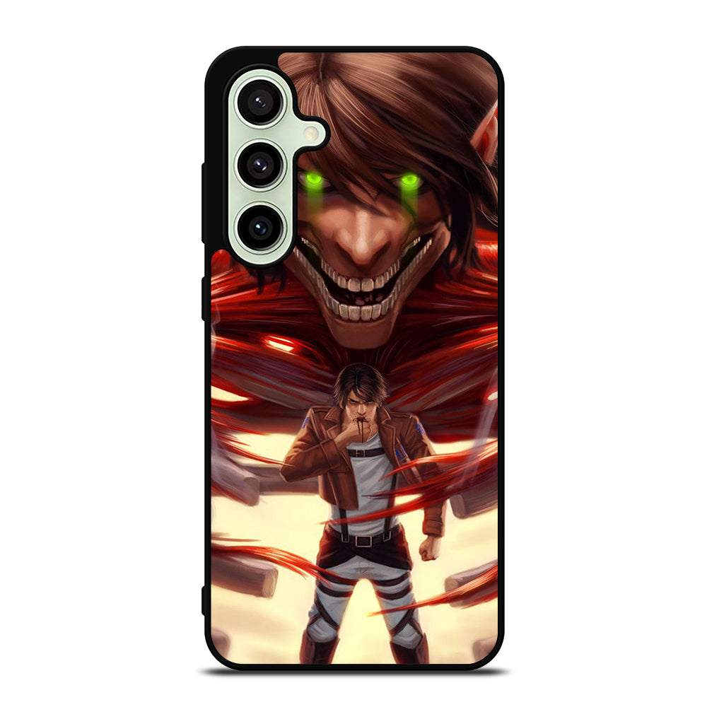 EREN YEAGER ATTACK ON TITAN ART Samsung Galaxy S24 FE Case Cover