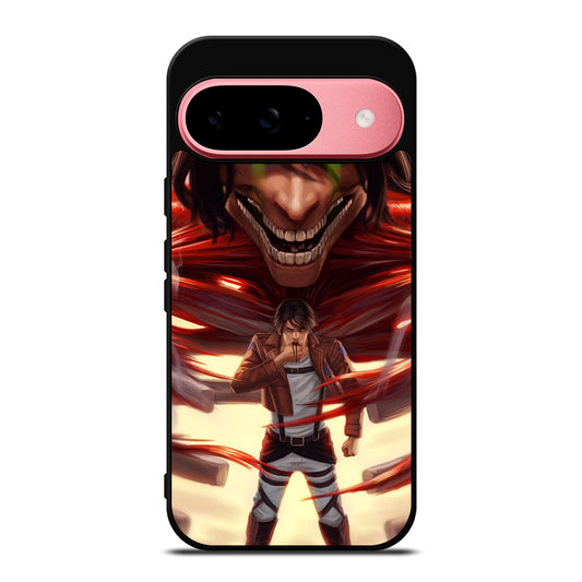 EREN YEAGER ATTACK ON TITAN ART Google Pixel 9 Case Cover