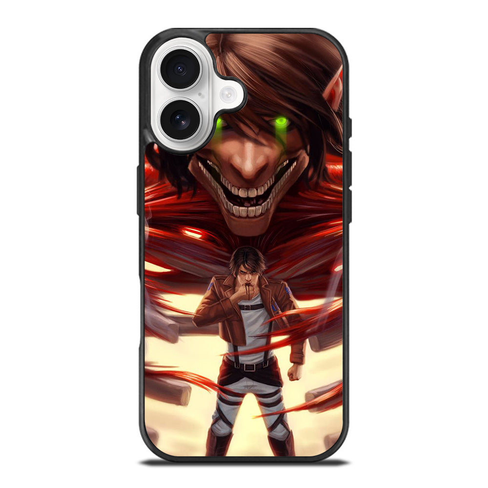 EREN YEAGER ATTACK ON TITAN ART iPhone 17 Case Cover