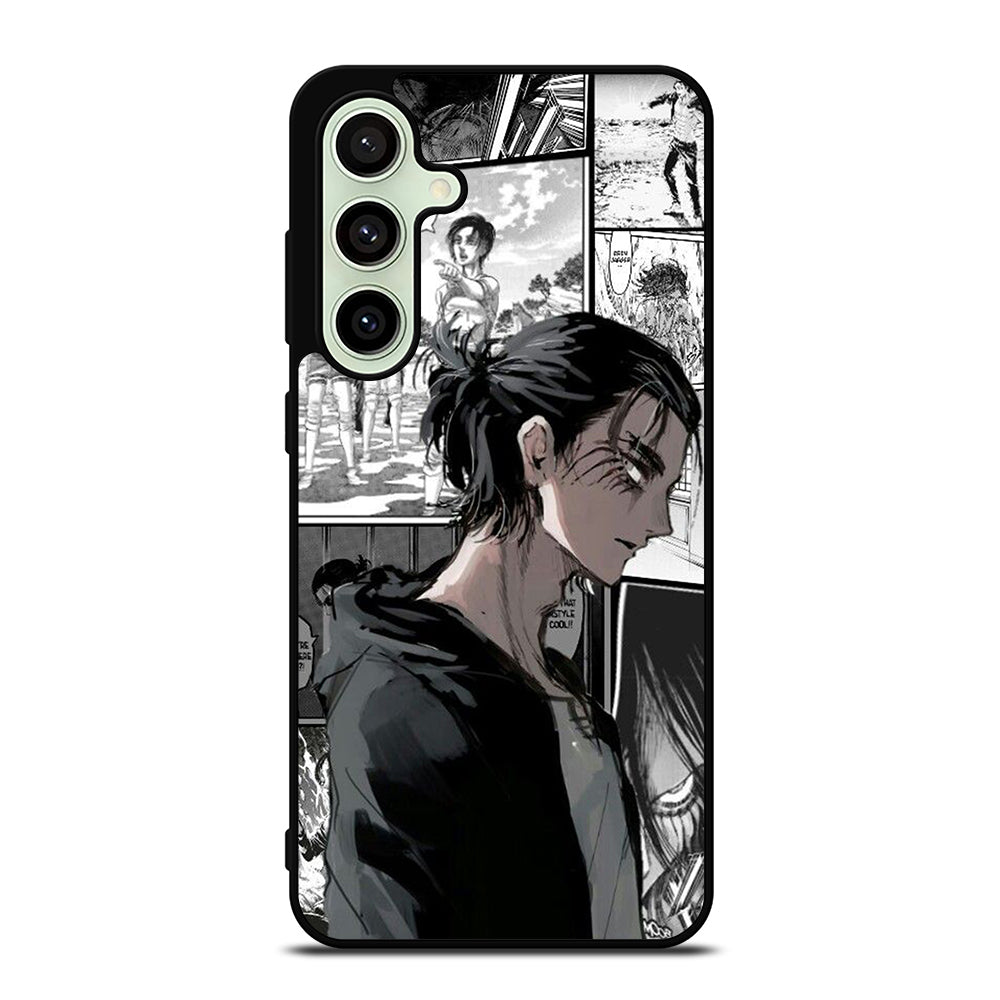 EREN YEAGER ATTACK ON TITAN COMIC Samsung Galaxy S24 FE Case Cover