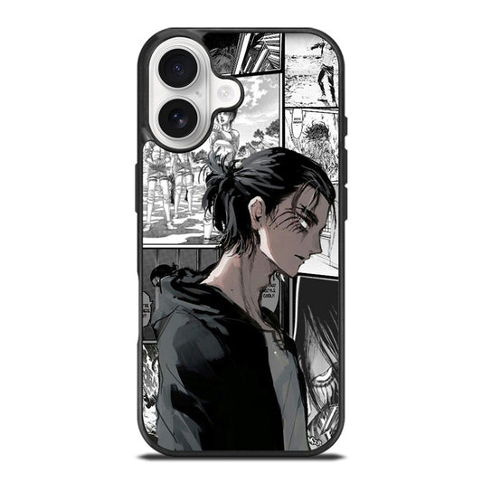 EREN YEAGER ATTACK ON TITAN COMIC iPhone 17 Case Cover