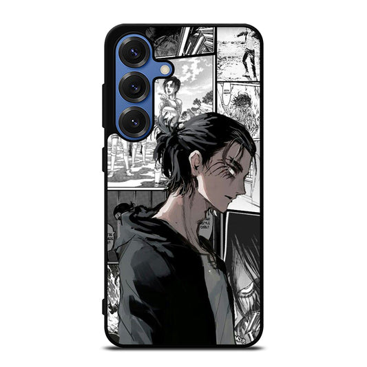 EREN YEAGER ATTACK ON TITAN COMIC Samsung Galaxy S25 Case Cover