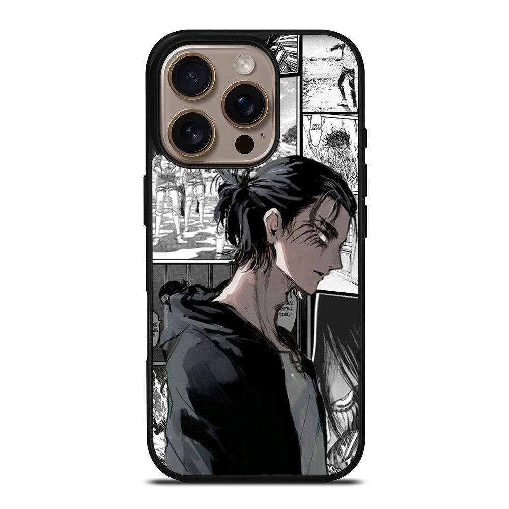 EREN YEAGER ATTACK ON TITAN COMIC iPhone 16 Pro Case Cover