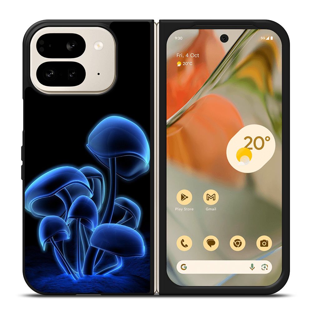 FANTASIA BLUE MUSHROOM ART Google Pixel 9 Pro Fold Case Cover