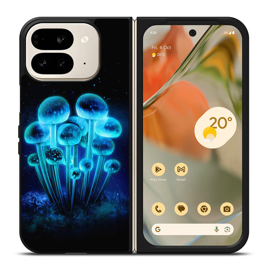 FANTASIA BLUE MUSHROOM ART 2 Google Pixel 9 Pro Fold Case Cover